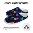 thumbnail image 6 of KLL Sea Jellyfish Pattern Adult Unisex Cozy Slippers,Fuzzy Slip-on Slippers TPR Sole Slippers Comfort Plush Home Footwear for Indoor & Outdoor-8, 6 of 7