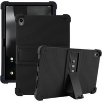 zukof Case for Onn 10 Inch Tablet 2024 Model - Lightweight Slim Flexible Soft Silicone Stand Case Friendly Cover (Black)