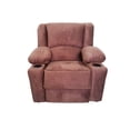 thumbnail image 1 of Sillón Reclinable Sheraton Tu Espacio Muebles Suede Chocolate, 1 of 4