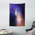 thumbnail image 1 of Space Tapestry, Stars in Sky Supernova Comet Constellation Universe Meteor Planetary Image, Wall Hanging for Bedroom Living Room Dorm Decor, 40W X 60L Inches, Dark Blue Purple, by Ambesonne, 1 of 2