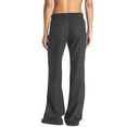 thumbnail image 6 of TRUBKH Cotton Linen Pants Summer Boho Pants Gaucho Pant Comfort Resort Wear Vacation Beach Pants Boho Bottoms Baggy Linen Pants Fashion Drawstring Lightweight Resort Wear for Women 2026 Dark Gray L, 6 of 6