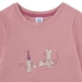 thumbnail image 3 of Sanetta Pijama largo para niña , con estampado de ratones, terciopelo Rosa 104, 3 of 3