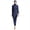 Dark Blue Floral, variant on Women Muslim Burkini Swimsuits Modest Swimwear Islamic Long Sleeve Full Cover Hijab Swim Top Pants Plain ​Bathing Suit L Dark Blue