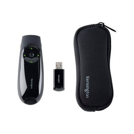 Accopresenter Expert Cursor Control With Green Laser, 150 Ft. Range, Black