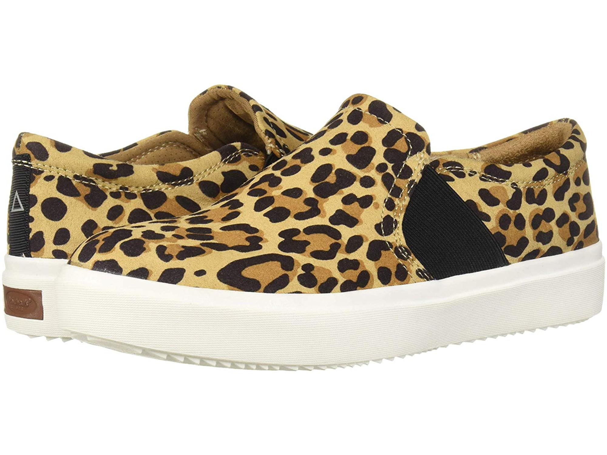 dr scholl's wander up leopard