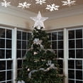 thumbnail image 2 of Decoración para árbol de Navidad DG-Direct estrella iluminada color plateado, 2 of 7