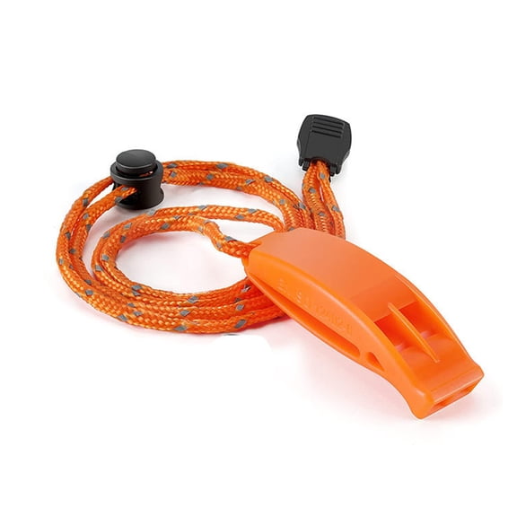 Safety Whistle For Boating And Marine Sports, Loud Decibel Rating Dual-Tone Sound, Weather Resistant Abs Plastic Material, Adjustable Reflective Lanyard For Swimming And Hunting