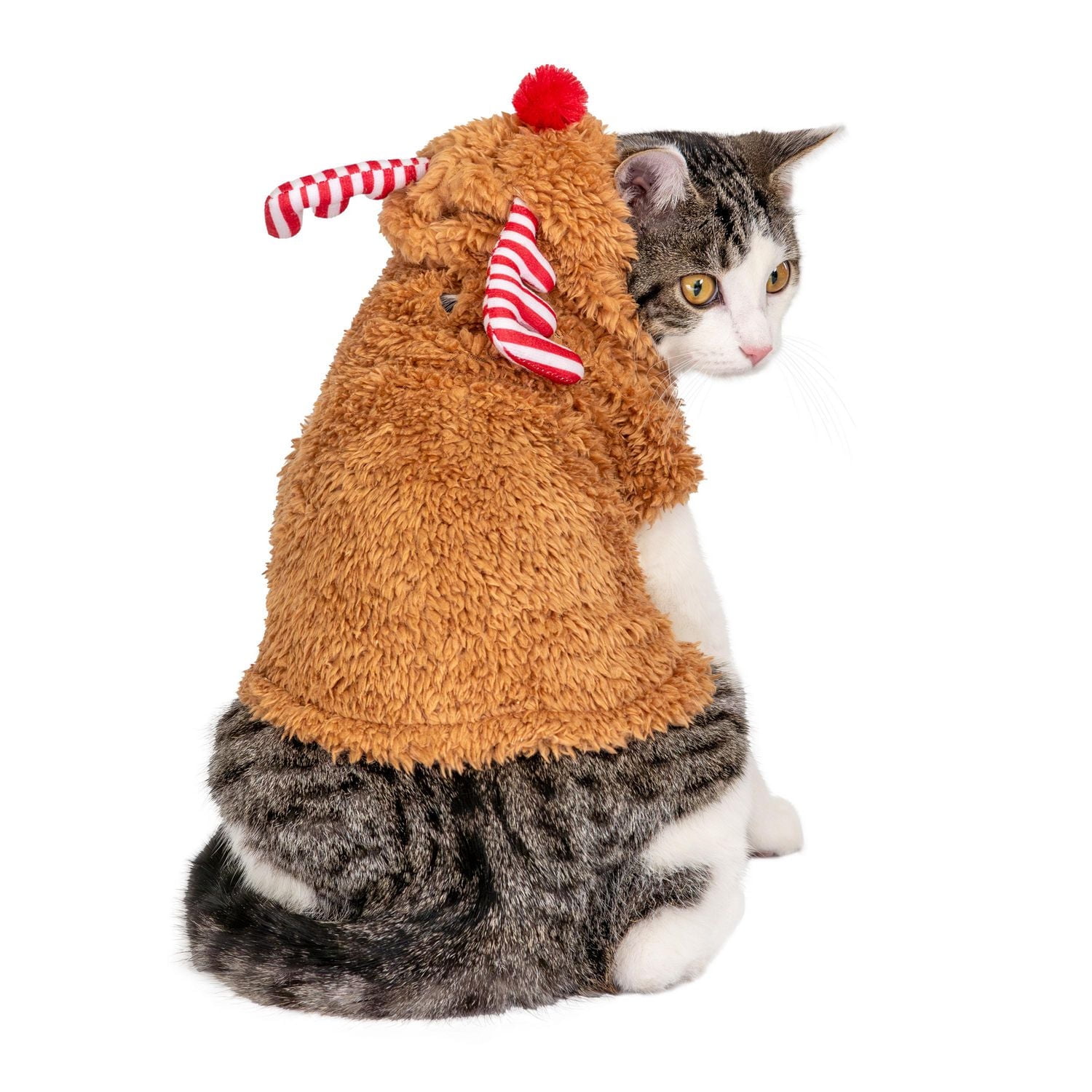 Vibrant Life Holiday Tan Deer Pet Hoodie - Dog and Cat Hoodie