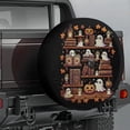 thumbnail image 2 of Lotusprinthandmade Cute Halloween with Books Spare Tire Cover With Backup Camera Hole 6 Sizes (34 in.)– Tire Cover With Halloween Theme, 2 of 7