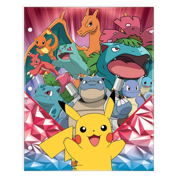 Pokémon 2-Pocket Paper Folder, 3-Hole Punch, 9.25" x 11.75", Multi-Color