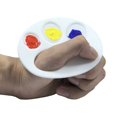 thumbnail image 4 of Sylvtty Plastic Paint Tray 3D Printed Finger Palette with Hand Grip Easy to Clean Portable Painting Palette for Kids Artists Watercolor Acrylic Pigment Use, 4 of 7