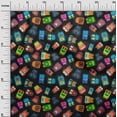thumbnail image 3 of oneOone Polyester Spandex Blue Fabric Halloween Sewing Fabric By The Yard Printed Diy Clothing Sewing Supplies 56 Inch Wide, 3 of 4