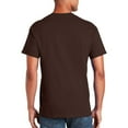 thumbnail image 4 of Gildan - Short Sleeve T-Shirt for Men's - L Size | 100% Heavy Cotton Crew Neck Tee, Assorted Color T-Shirt, 5.3 Oz | Single Pack - Dark Chocolate, 4 of 5