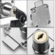 thumbnail image 4 of Cabinet Lock, Desk Drawer Lock, Cabinet Door Lock, Cylinder Cabinet Lock Use With 2 Keys, For Closing Cupboards, Drawer, Wardrobe Etc, Thick And Durab, 4 of 5