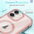 thumbnail image 4 of for iPhone 11 Case, [Compatible with MagSafe] Full-Body Protection Anti-Scratch Case with Built-in Screen Protector, Front Cover TPU Frame Durable for iPhone 11 Cover, Pink, 4 of 8