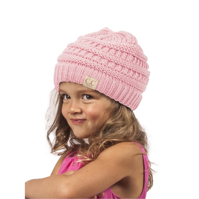 Gravity Threads Kids Soft Beanie - Pale Pink