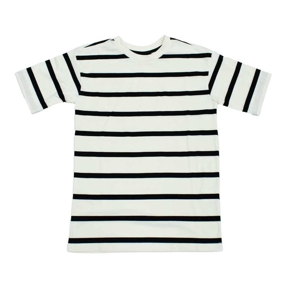 Playera George para Niño Rayas Blanco Talla 12