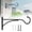 11 Inch, variant on 8 Inch 1 Pack Heavy Duty Plant Hangers Outdoor, Metal Plant Brackets for Hanging Baskets, Plant Wall Hooks for Bird Feeders, Wind Chimes & Lanterns, Metal Hooks Matte Black, 15Lbs Capacity
