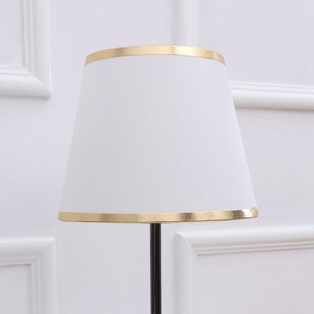 HEALEEP 2 Pcs Cloth Lamp Shades Golden Light Diffusion For Bedside Lighting