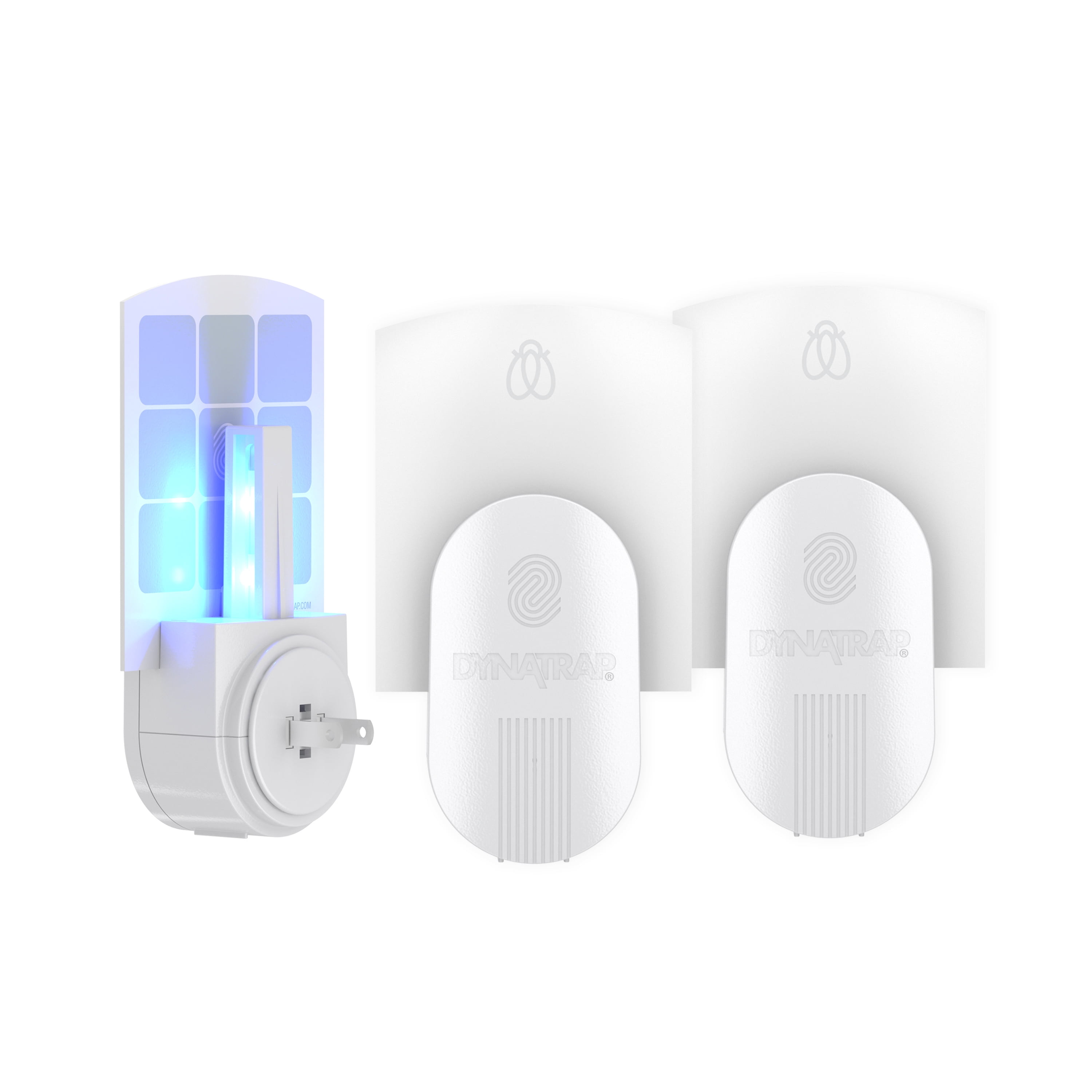 DynaTrap DOT White Indoor Fly Trap with StickyTech Card - 3 Traps