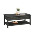 thumbnail image 5 of Better Homes & Gardens Modern Farmhouse Rectangle Lift-Top Coffee Table, Black Finish, 5 of 12