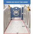 thumbnail image 5 of KORIMEFA 9-IN-1 Toddler Slide Set for kids Age 1-5, Bus-Themed Climber Indoor Outdoor Playset with Slide, Golf, Basketball Hoop, Climber, Wheel, 5 of 11