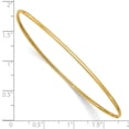 thumbnail image 3 of Diamond2Deal 10K 1.5mm Yellow Gold Slip-on Bangle Bracelet for Women, 3 of 6