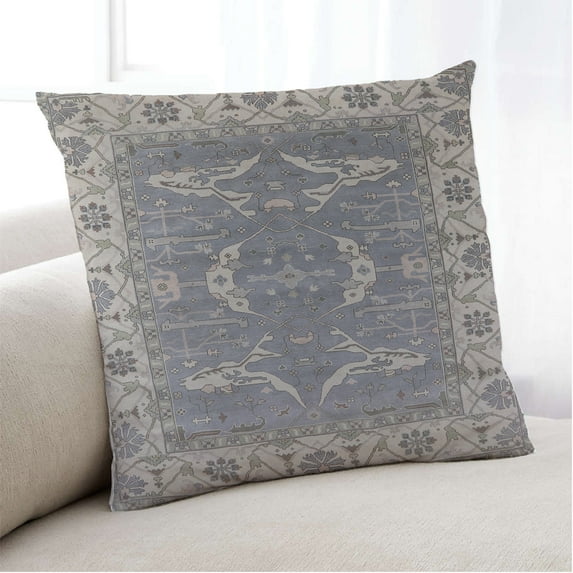 Ahgly Company Indoor Square Mid-Century Modern Throw Pillow, 18 inch by 18 inch