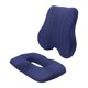 thumbnail image 2 of Cojín de espalda y asiento Silla de oficina Cojín Aviso transpirable Almohada de soporte lumbar de asiento suave para silla de escritorio, coche de Azul, 2 of 8