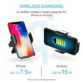 RexingUSA X5 Motorized Qi MMF7 Car Mount 15W/7.5W Wireless Charging