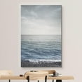 thumbnail image 3 of wall26 Canvas Print Wall Art Washed Out Blue Seascape Horizon Ocean Beach Photography Realism Nautical Landscape Colorful Multicolor Duotone for Living Room, Bedroom, Office - 12"x18", 3 of 5