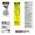 thumbnail image 1 of Werner 375 LB Fiberglass Step Ladder Label Kits (Pack of 6), 1 of 3