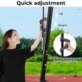 thumbnail image 3 of Arlopu 44 inch Basketball Hoop Outdoor, 4.9-10FT Height Adjustable Portable Basketball Hoop Goal System with Wheels & Large Base for Kids / Adults, 3 of 9