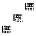 thumbnail image 2 of ZheElen Durable And Secure Front Fork Bracket Bicycle Rack – And Practical Easy black 3Set, 2 of 6