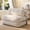 White, variant on FervorFurn Folding Sofa Bed, Convertible Single Sleeper Chair with Back Support & Pillow, Multifunctional Fold-Out Chair Bed for Living Rooms, Bedrooms, Guest Rooms, and Offices (Gray)