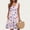 Purple, variant on asdoklhq Summer Dress Spring Dresses Boho Dress Women's Casual Plus-size Sleeveless Round Neck Short Floral Dress Purple L