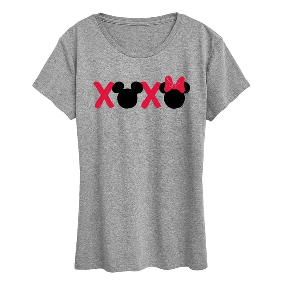 Disney - Mickey Minnie XOXO - Women's Short Sleeve Graphic T-Shirt