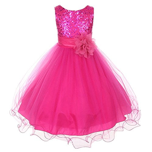 fuchsia baby dress