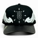 thumbnail image 2 of VAGO WHITE ANGELS Gorra Visera Curva Negra Imitación Piel, 2 of 4