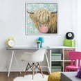 thumbnail image 3 of Stupell Industries Shabby Chic Bubblegum Sweetie Cattle White Framed Giclee Art, 24 x 24, by Sara G. Designs, 3 of 8