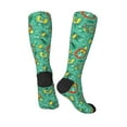 thumbnail image 4 of Easygdp Funny Animals in Jungle Soccer Socks Sport Knee High Socks Calf Compression Athletic Socks for Men and Women, 4 of 9