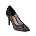 thumbnail image 1 of New Women MACKIN J 115-4 Floral Lace Mesh Pointy Toe Stiletto Pump, 1 of 6