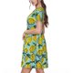 thumbnail image 2 of Balery Lemon Vestidos sueltos de manga corta para mujer, vestidos de verano 2025, vestidos casuales de corte A con vuelo., 2 of 6