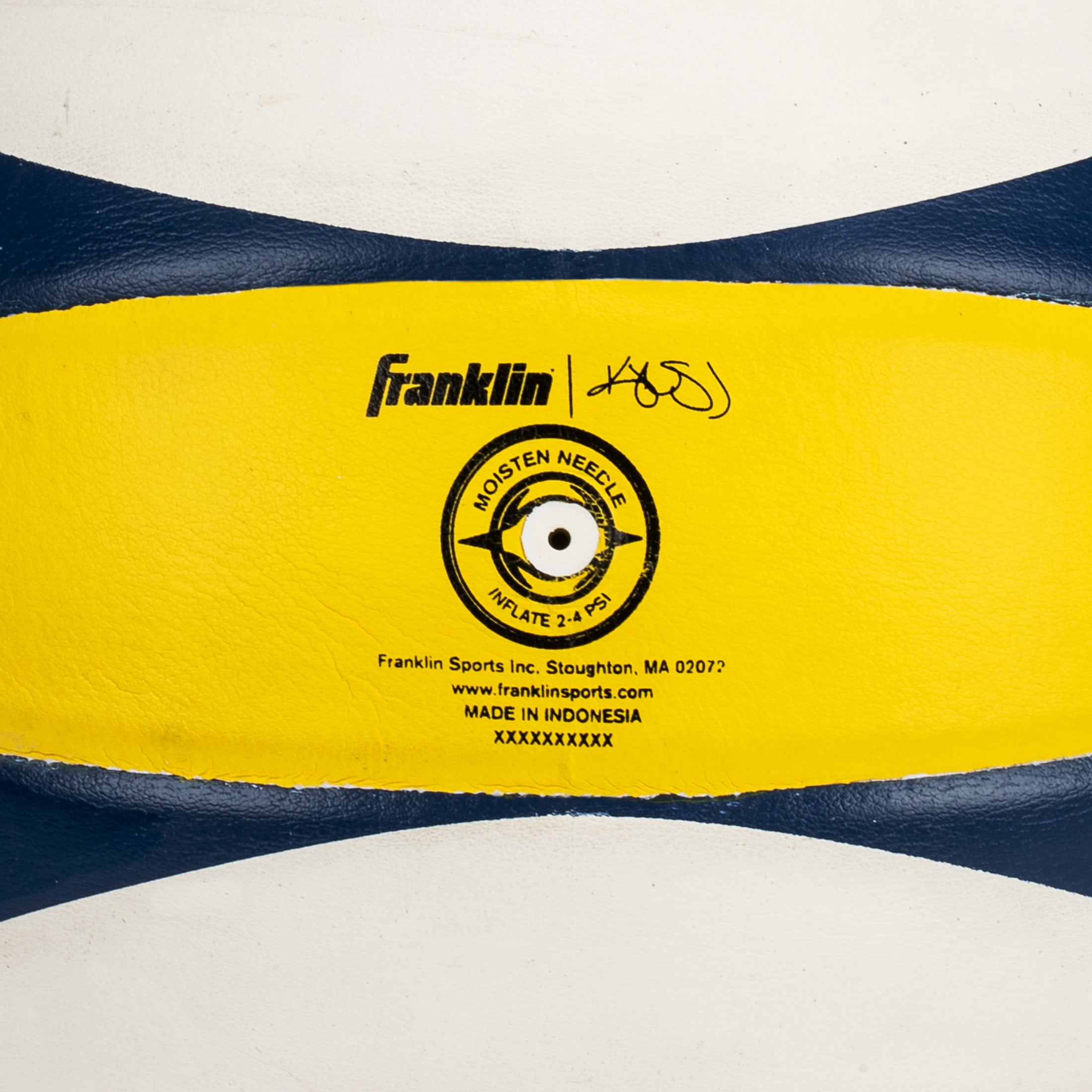 Franklin Sports Indoor Training Volleyball - Premium 6000 Official Size  - Competition - Ball + Pump