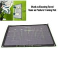 thumbnail image 3 of Towel Putting Training Aid Towel Putter Standing Position Waffle Microfiber Towel Mat Practice Accessory Sporting Goods, 3 of 7