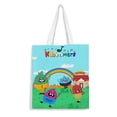 thumbnail image 1 of The Kiboomers Bolso de tela con estampado de lienzo para mujer, bolsa de compras reutilizable y estética, con cremallera interior, regalo para mujer, 35 × 40 cm., 1 of 6