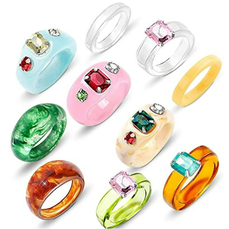 Colourful Plastic Rings Are Trending Thanks To TikTok