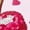 Soft Pink, variant on Sequin Pink Cherry Heart Valentine T-Shirt, Mood for Love Coquette Tee