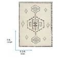 thumbnail image 3 of Livabliss x Becki Owens Solana Global Moroccan Area Rug,5'3" x 7',Ivory/Pewter, 3 of 10