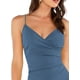 thumbnail image 4 of Vestido de mujer sexy con cuello en V asimétrico con pliegues laterales Fokelyi WRMH-218-118, 4 of 5